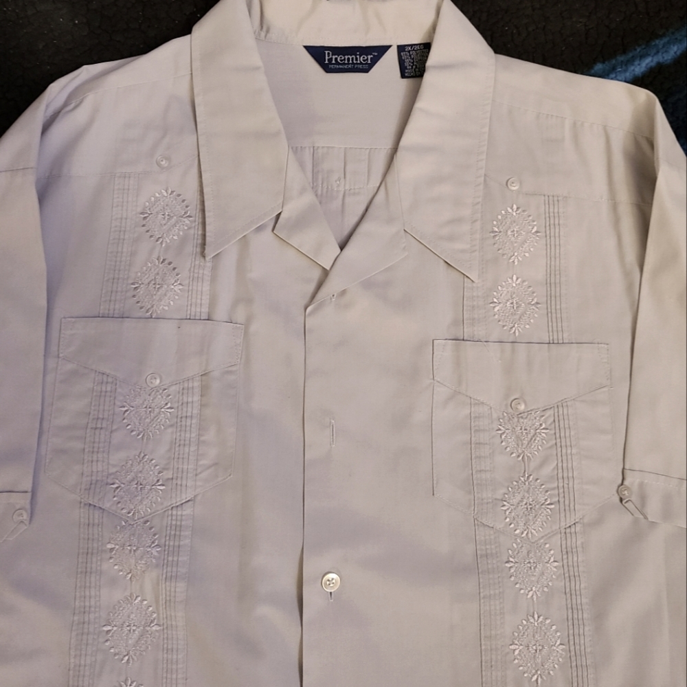 Guavera 2XL light grey short sleeve shirt